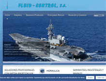 Tablet Screenshot of fluid-control.com